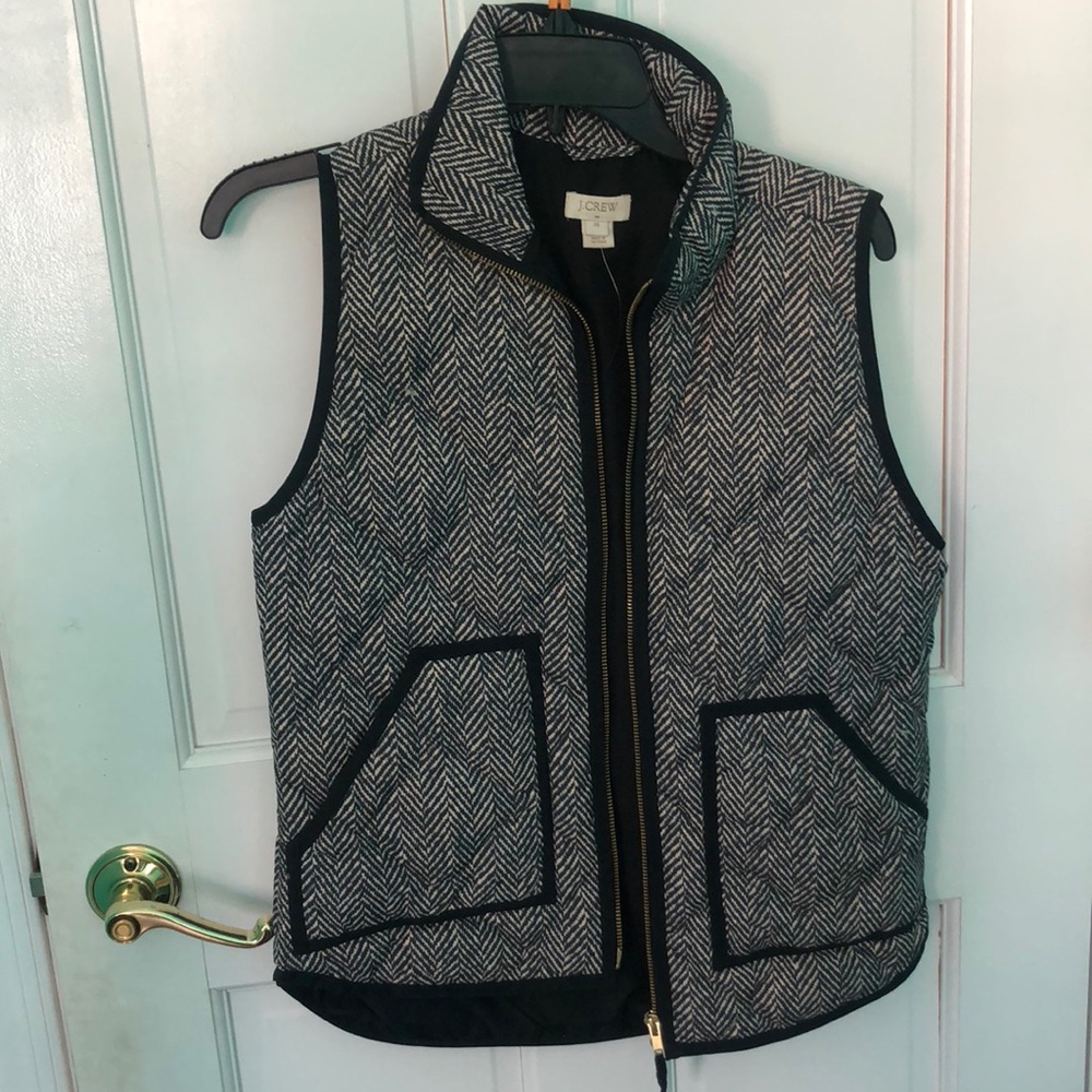 JCREW Herringbone Quilted Vest